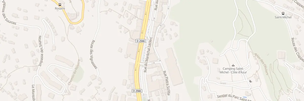Plan du 38 Prom Mal Leclerc Hautecloque à Menton