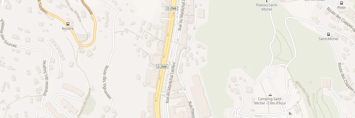 Plan du 44 Prom Mal Leclerc Hautecloque à Menton