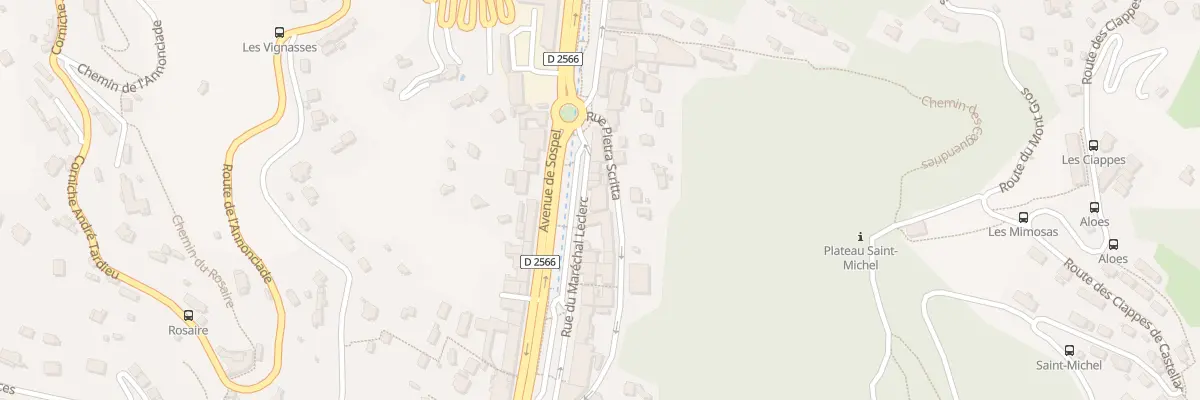 Plan du 62 Prom Mal Leclerc Hautecloque à Menton