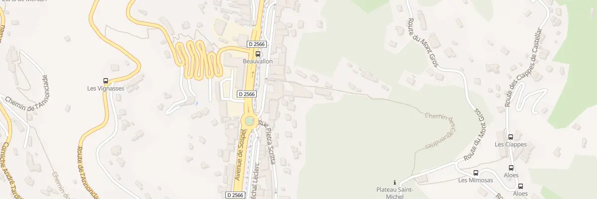 Plan du 54A Rue Pietra Scritta à Menton
