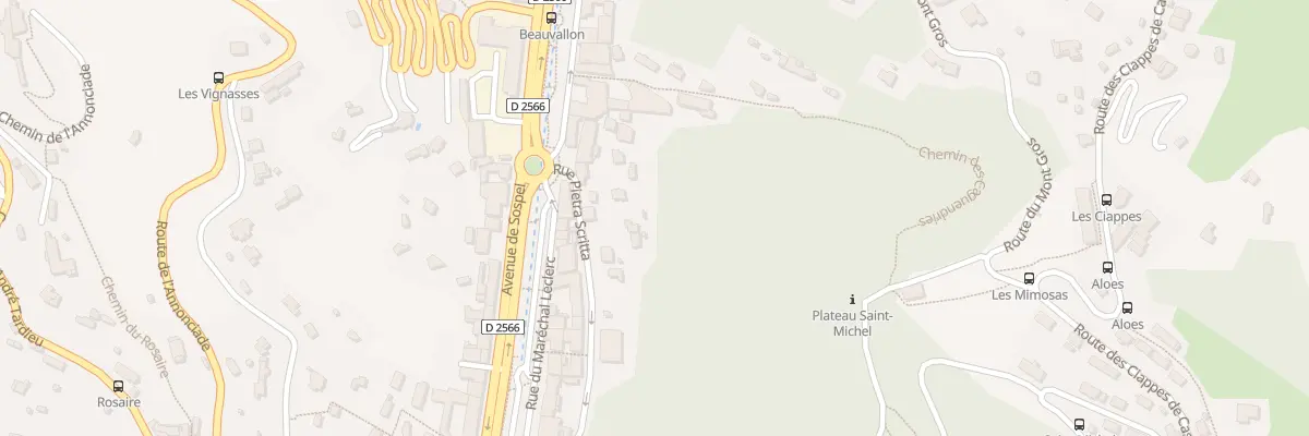 Plan du 44 Rue Pietra Scritta à Menton