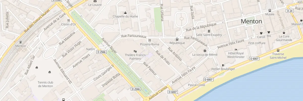 Plan du 13 Rue Prato à Menton