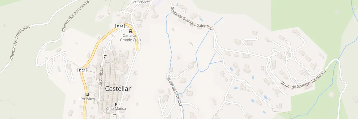 Plan du 5415 Rte des Granges Saint Paul à Castellar