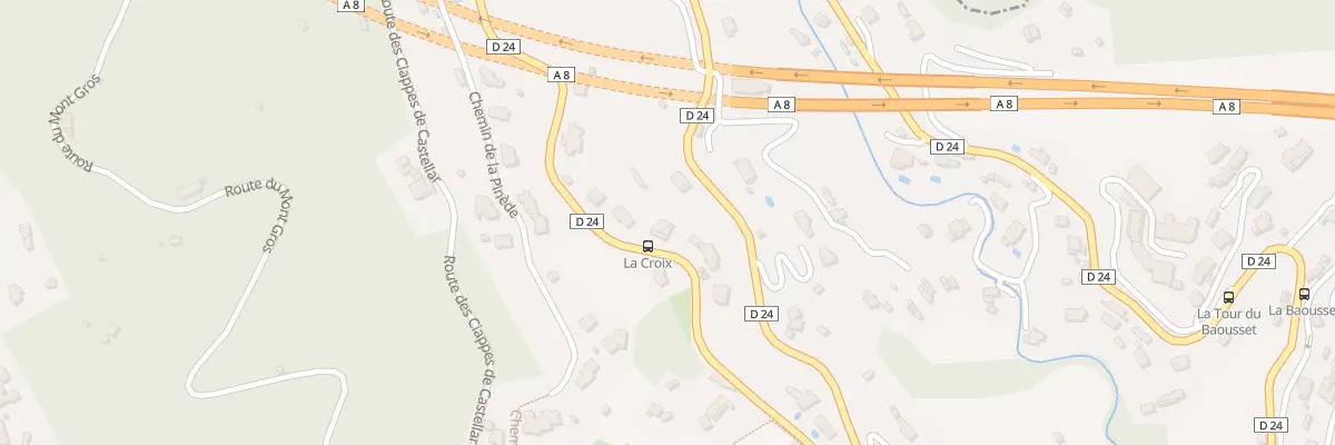 Plan du 154A Rte de Castellar à Menton