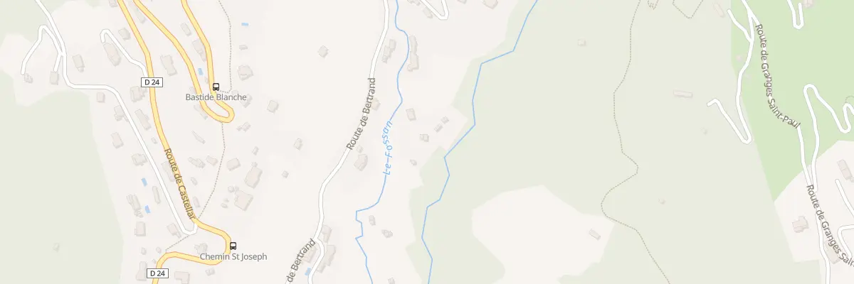 Plan du 584C Rte de Bertrand à Castellar