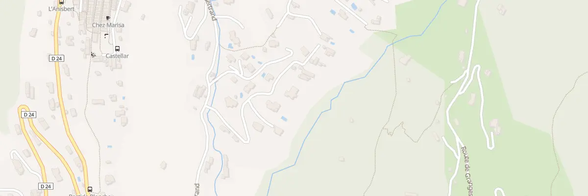 Plan du 256 Che de la Vigne à Castellar