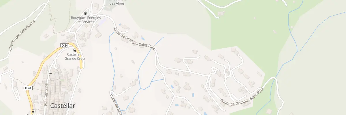Plan du 351 Rte des Granges St Paul à Castellar