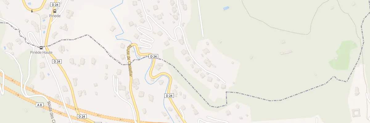 Plan du 2112R Rte de Castellar à Castellar