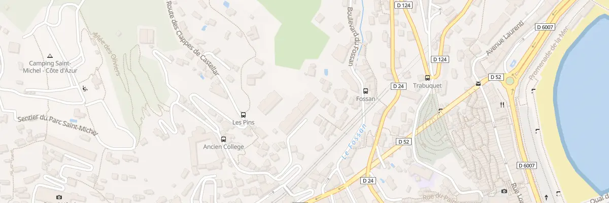 Plan du 184 Rte des Ciappes à Menton
