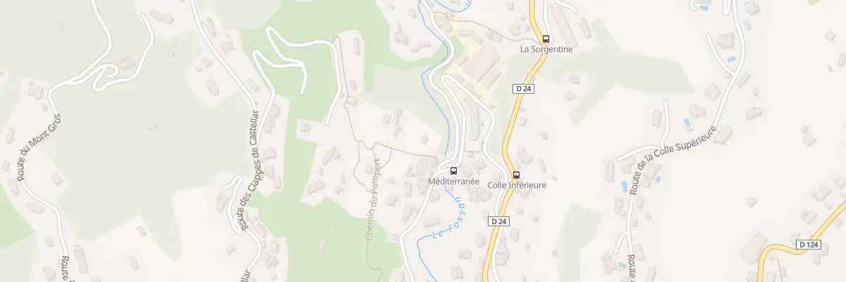Plan du 59 Bd du Fossan à Menton