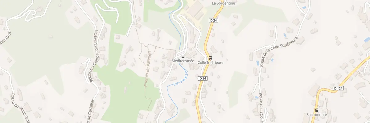 Plan du 48 Bd du Fossan à Menton