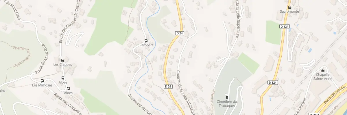 Plan du 10B Rte de Castellar à Menton