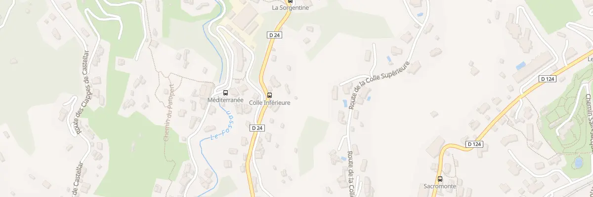 Plan du 26 Rte de Castellar à Menton