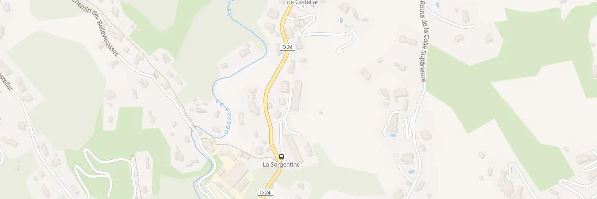 Plan du 88 Rte de Castellar à Menton