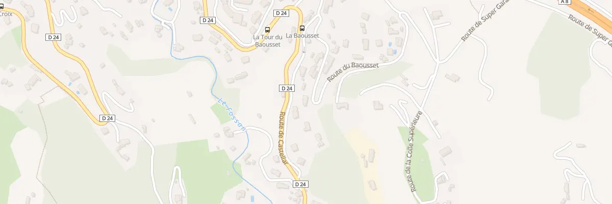 Plan du 9427 Rte du Baousset à Menton