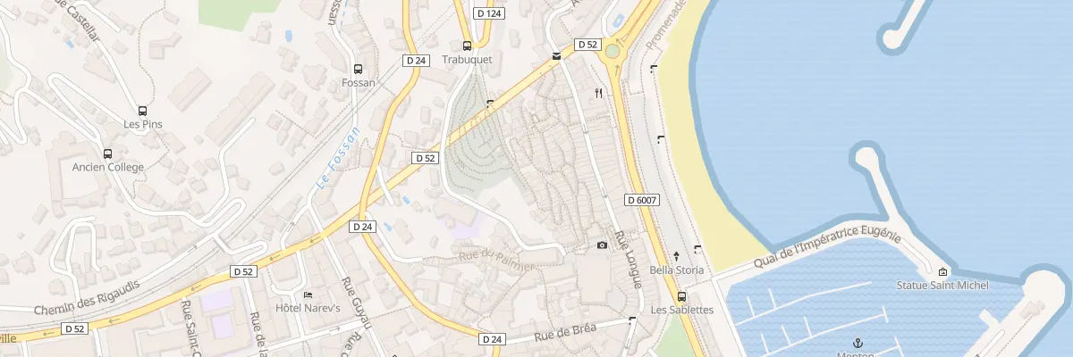 Plan du 15 Rue du Vieux Château à Menton