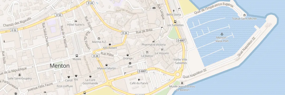Plan du 23 Rue Saint-michel à Menton