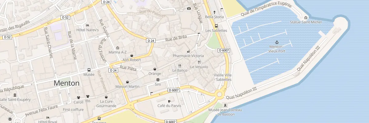 Plan du 30 Rue Saint-michel à Menton