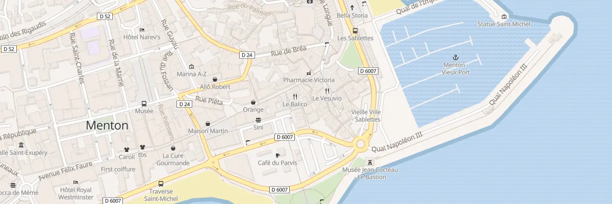 Plan du 15 Rue des Marins à Menton