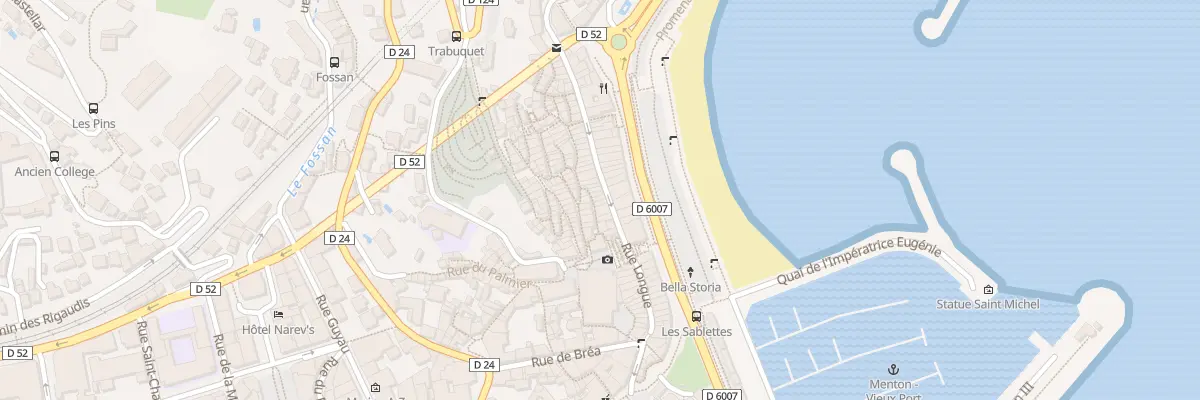 Plan du 36 Rue Longue à Menton
