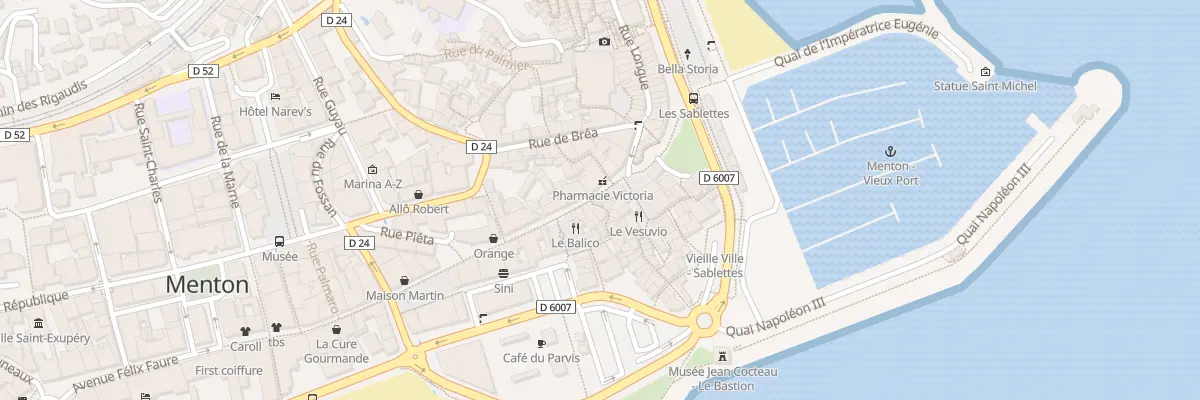 Plan du 34B Rue Saint-michel à Menton