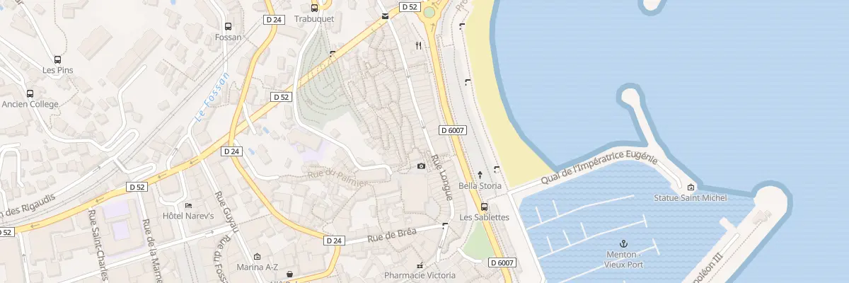 Plan du 26 Rue Longue à Menton
