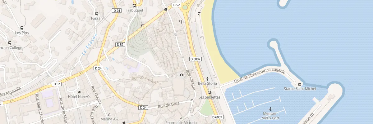 Plan du 55 Rue Longue à Menton