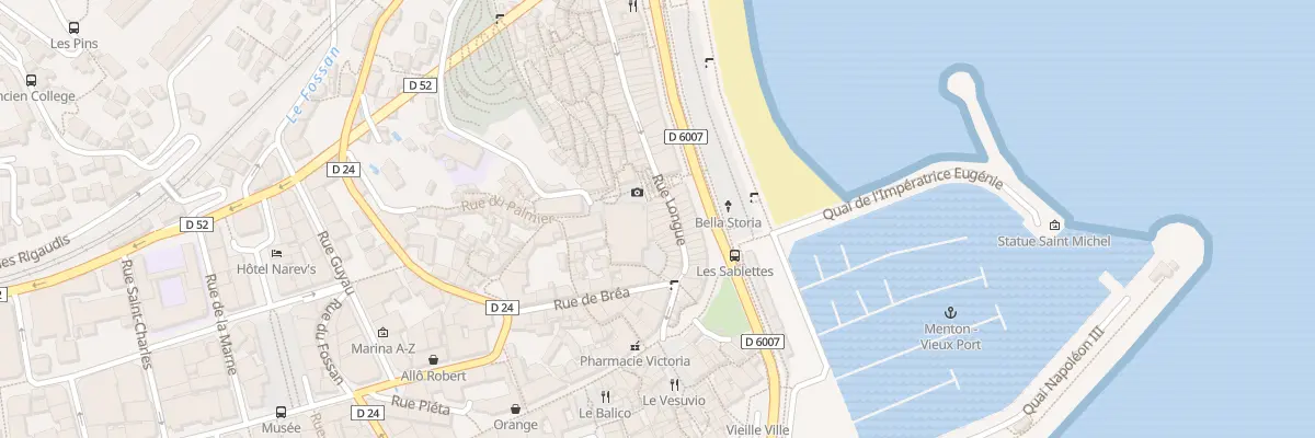 Plan du 20 Rue Longue à Menton