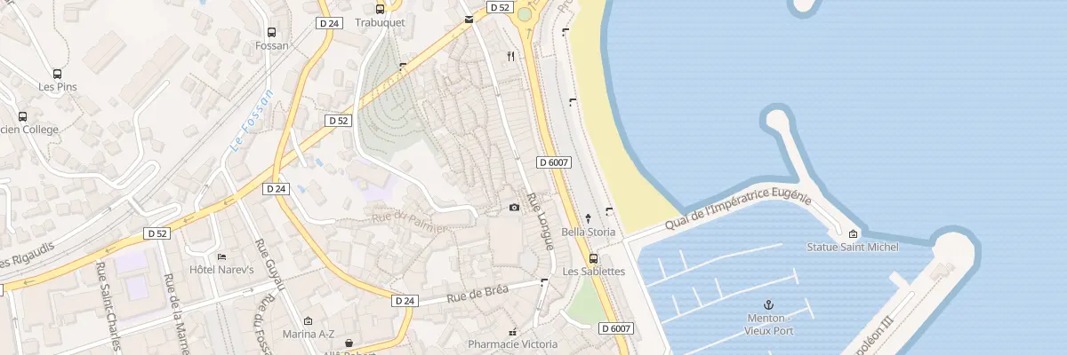 Plan du 47 Rue Longue à Menton