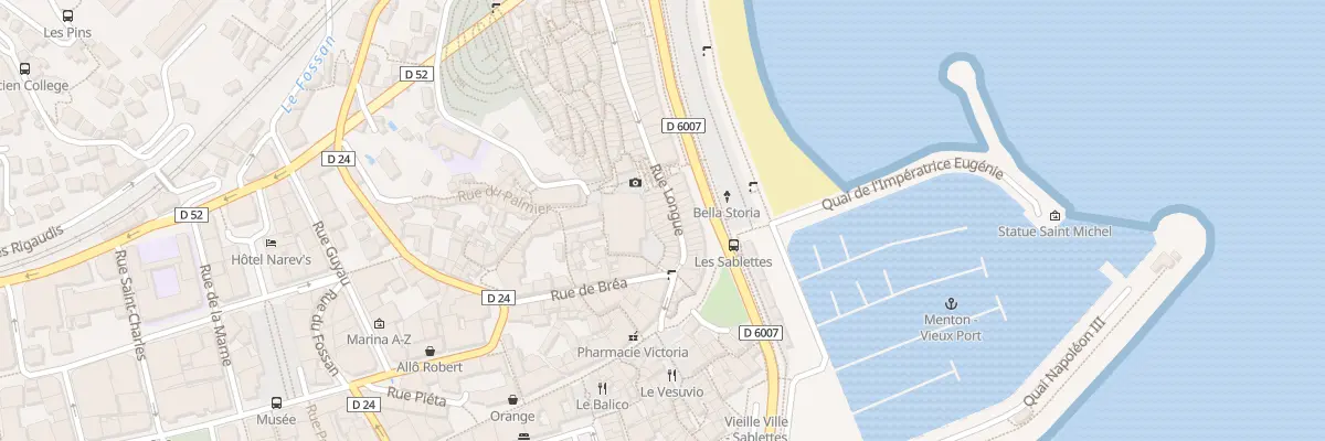 Plan du 16 Rue Longue à Menton