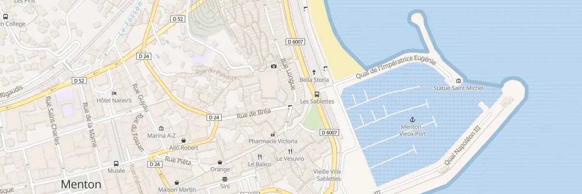 Plan du 4 Rue Longue à Menton