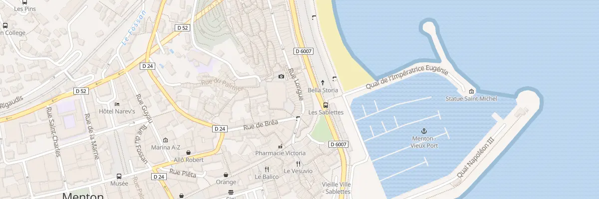 Plan du 10 Rue Longue à Menton