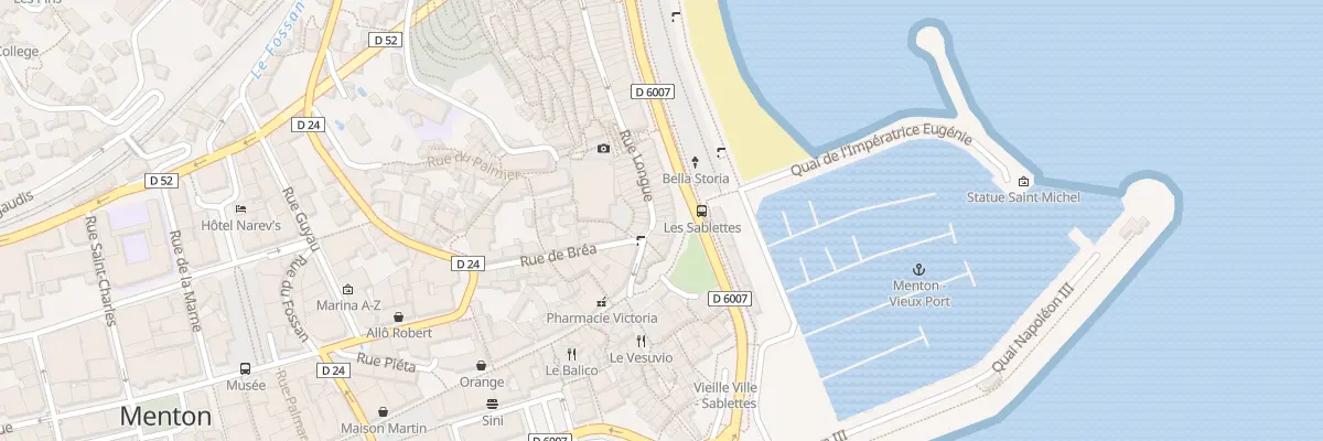 Plan du 5 Rue Longue à Menton