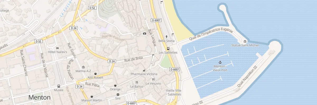Plan du 3 Rue Longue à Menton