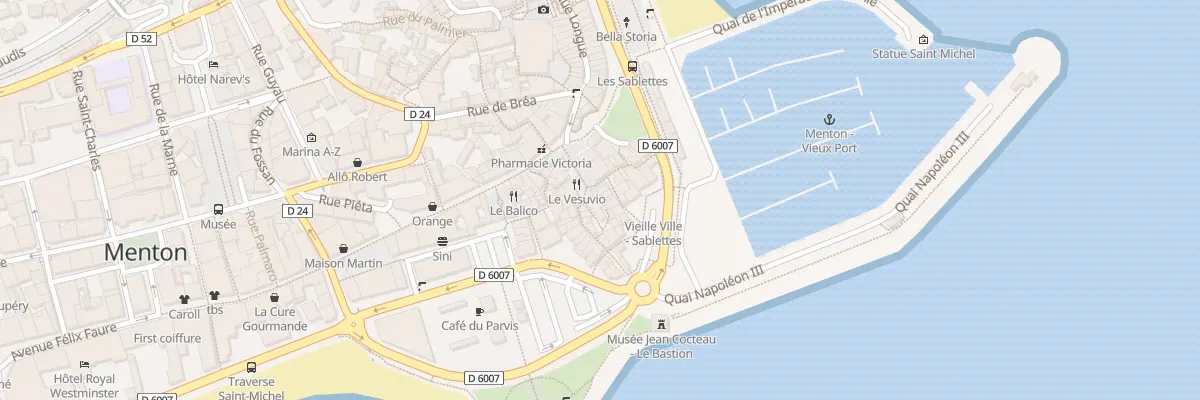 Plan du 10 Pl du Cap à Menton