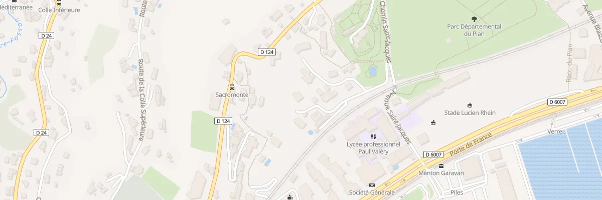 Plan du 9007 Av Saint-jacques à Menton