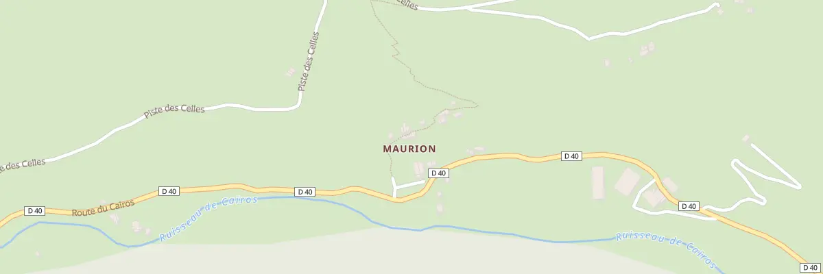 Plan du 5184 Maisons Inferieures à Saorge