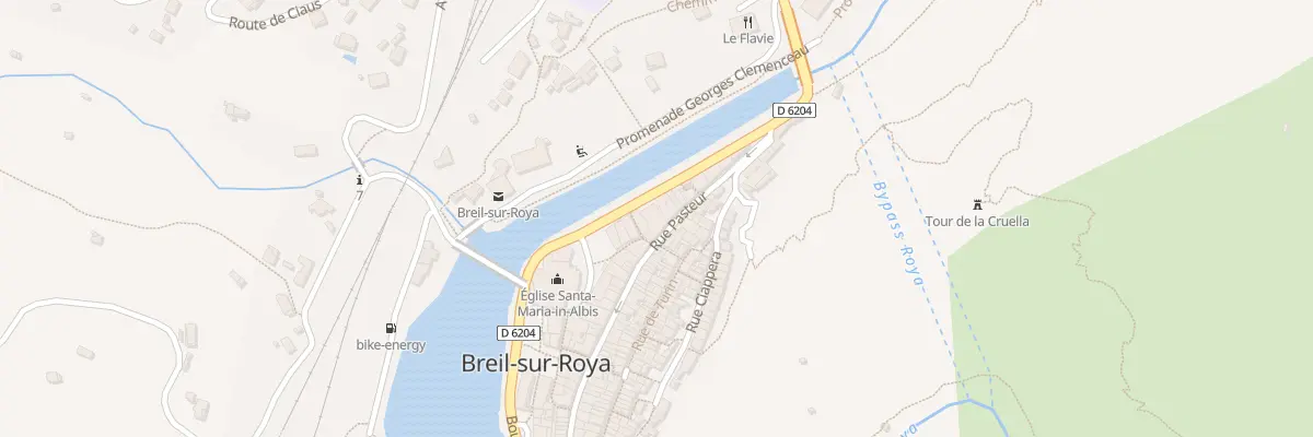 Plan du 11 Bd Rouvier à Breil-sur-Roya