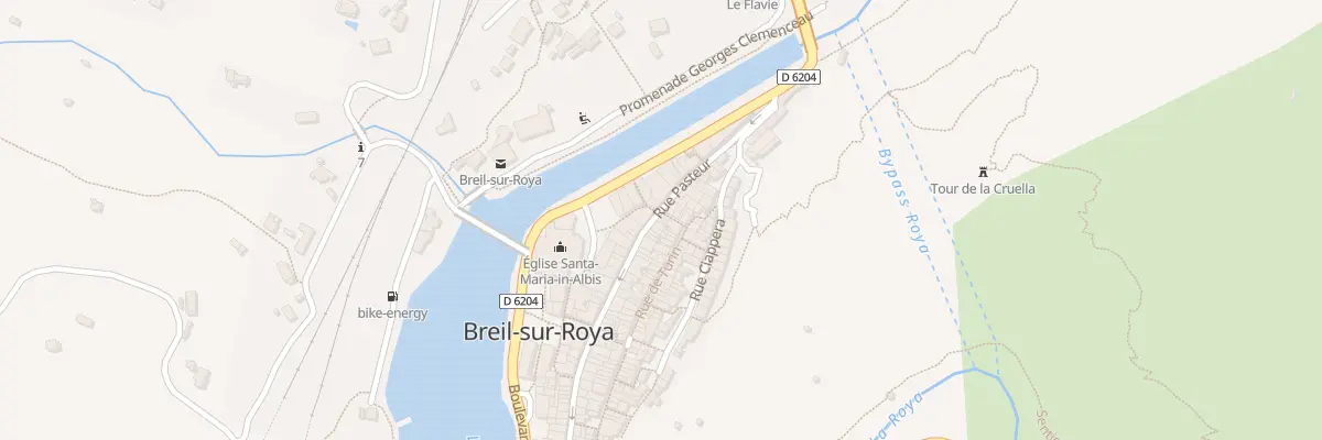 Plan du 20 Rue Pasteur à Breil-sur-Roya