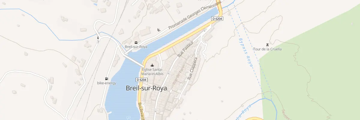 Plan du 22 Rue Pasteur à Breil-sur-Roya