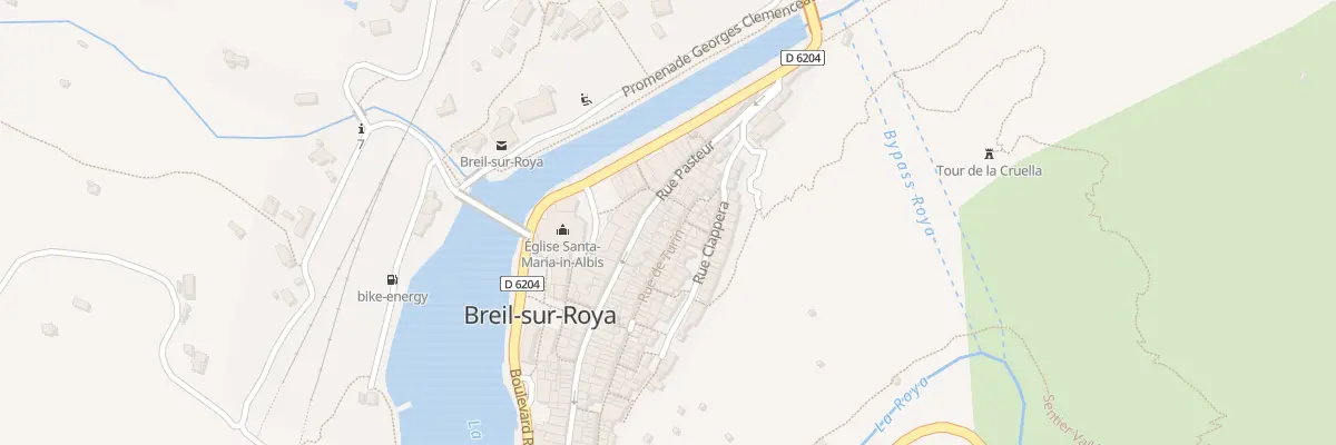 Plan du 24 Rue Pasteur à Breil-sur-Roya