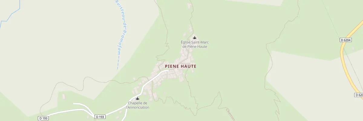 Plan du 23 Piene Haute à Breil-sur-Roya