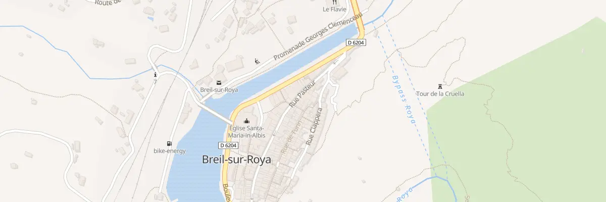Plan du 16 Rue Pasteur à Breil-sur-Roya
