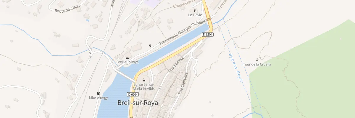 Plan du 9 Rue Pasteur à Breil-sur-Roya