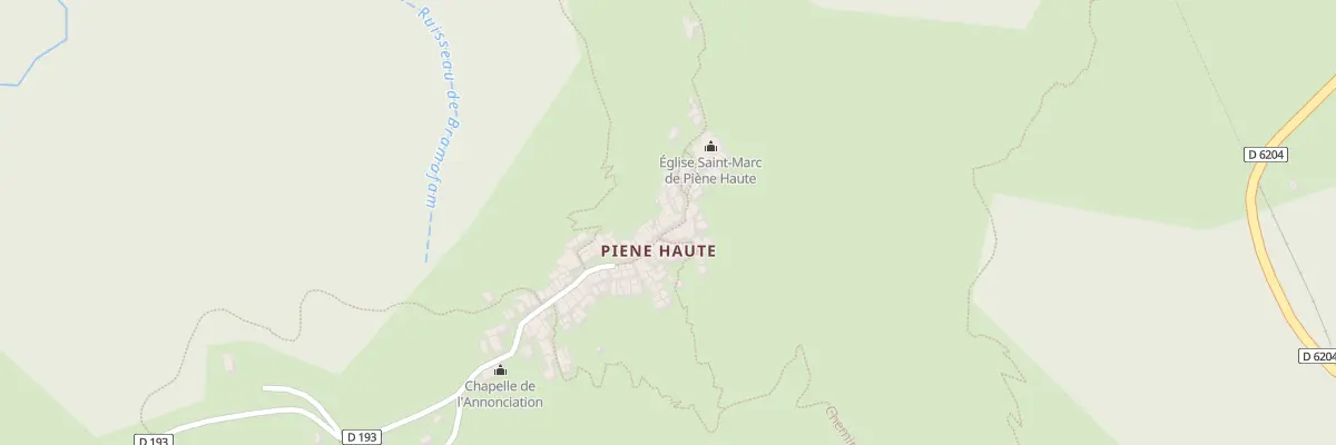 Plan du 5039 Piene Haute à Breil-sur-Roya