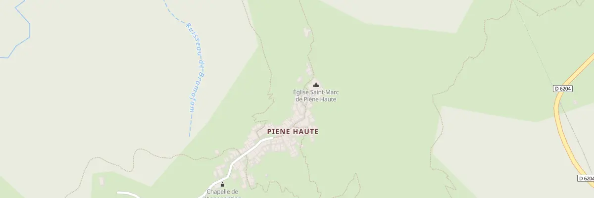 Plan du 5043 Piene Haute à Breil-sur-Roya