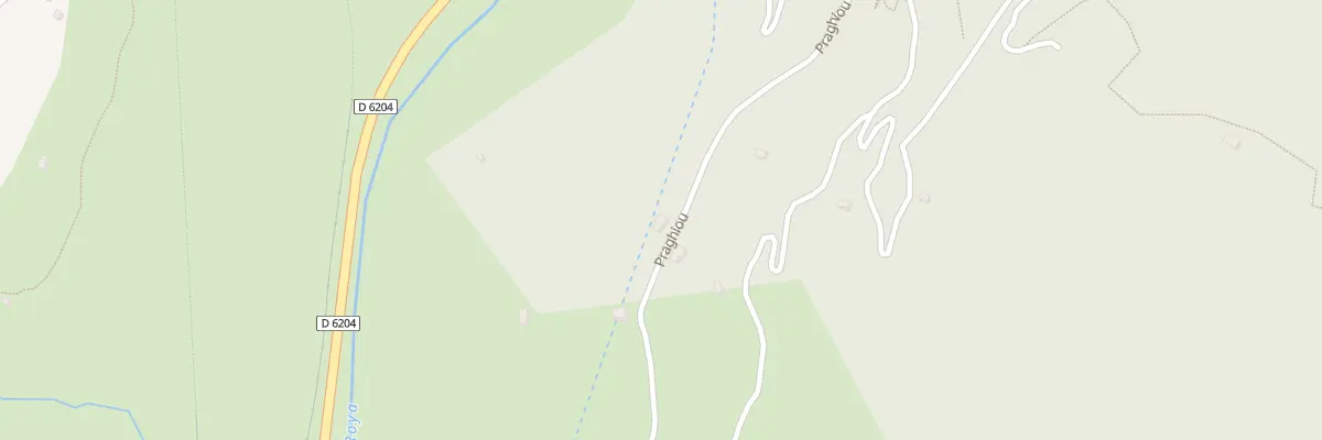 Plan du 2195 Che de Praghiou à Breil-sur-Roya