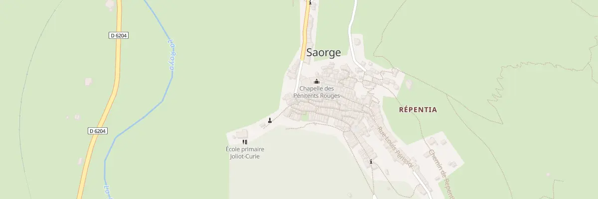 Plan du 2B Rue Jeanne d’Arc à Saorge