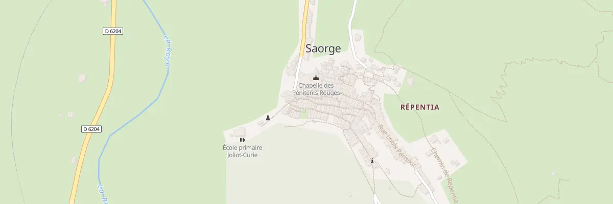 Plan du 8 Rue Virgile Barel à Saorge