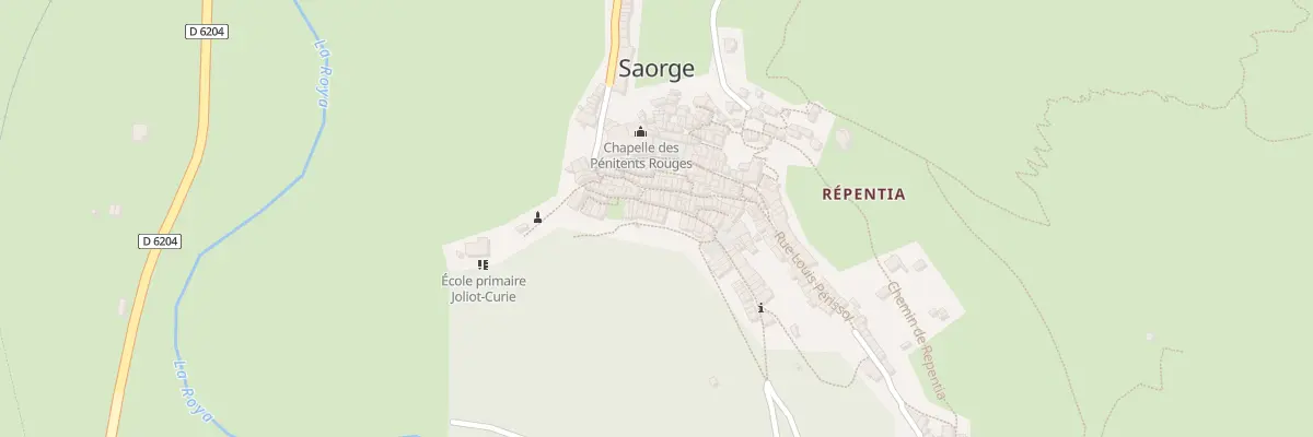 Plan du 20 Rue Pdt Doumergue à Saorge